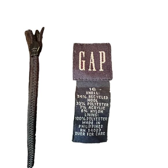 NWT! Gap dark grey wool blend sleeveless dress - Picture 3 of 9